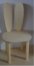 Stolik i krzesło królik w dowolnej kolorystyce